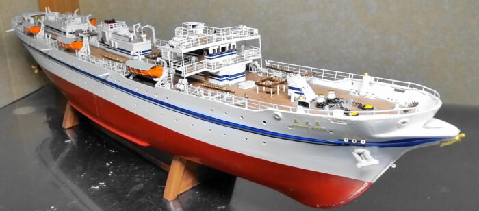 日本丸 帆船模型 甲板