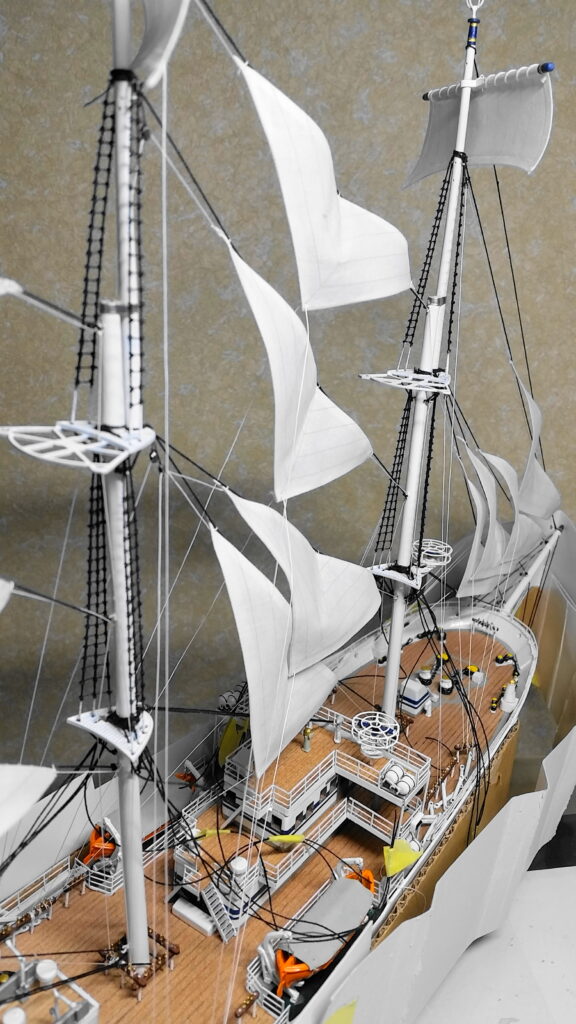日本丸 帆船模型 ステイスル
