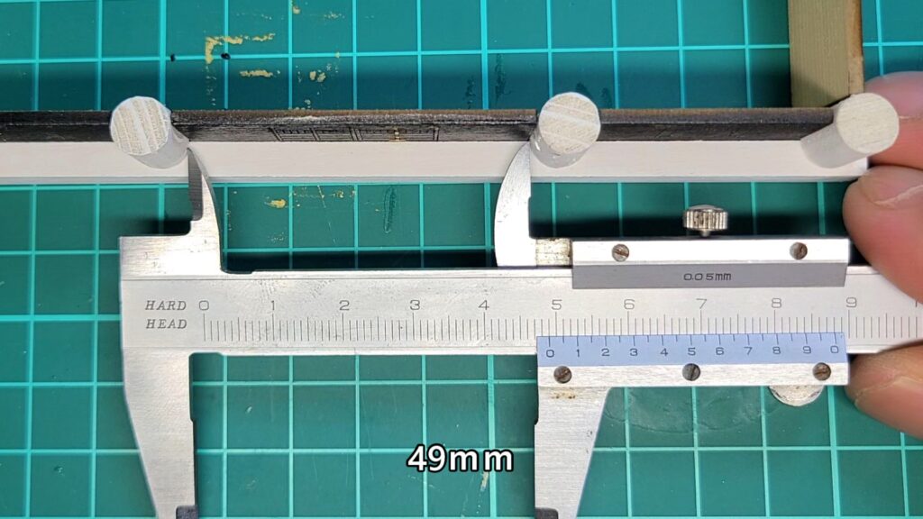 日光東照宮陽明門作り方　横木の寸法は 49mm