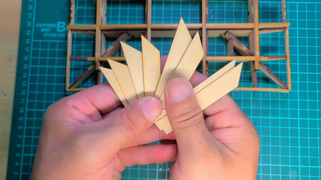 日光東照宮陽明門作り方　軒天の部品