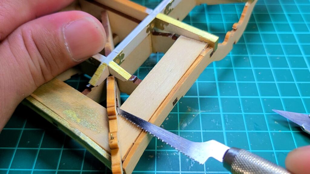 日光東照宮陽明門作り方　隅木 解体
