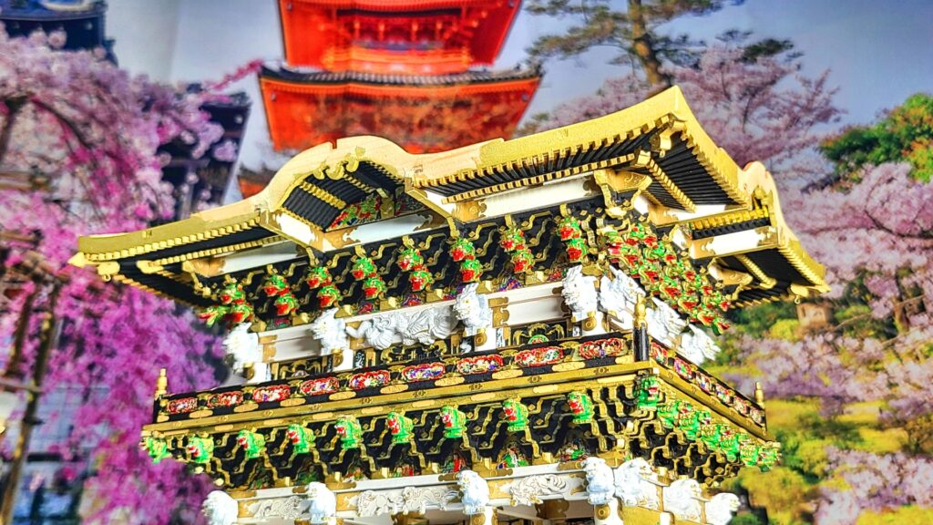 日光東照宮陽明門作り方 完成画像