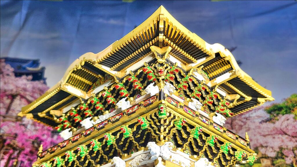 日光東照宮陽明門作り方 完成画像