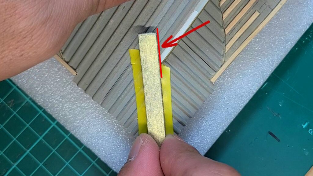 ウッディジョー 日光東照宮陽明門作り方　隅棟を合わす